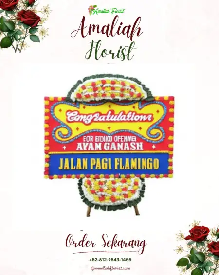 Sewa Papan Bunga Klender