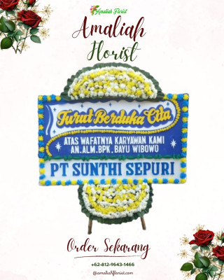 Papan Bunga Duka di Klender