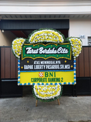 Papan Bunga Duka di Klender