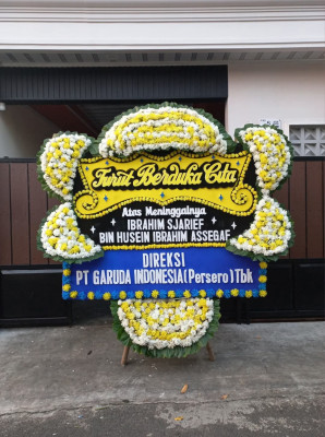 Papan Bunga Duka di Klender
