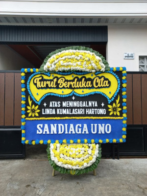 Papan Bunga Duka di Klender