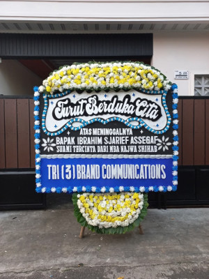Papan Bunga Duka di Klender